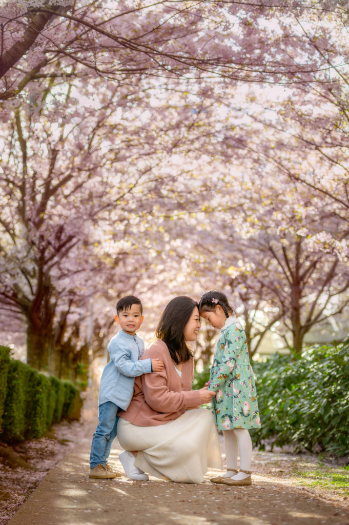Family Session Cherry Blossoms