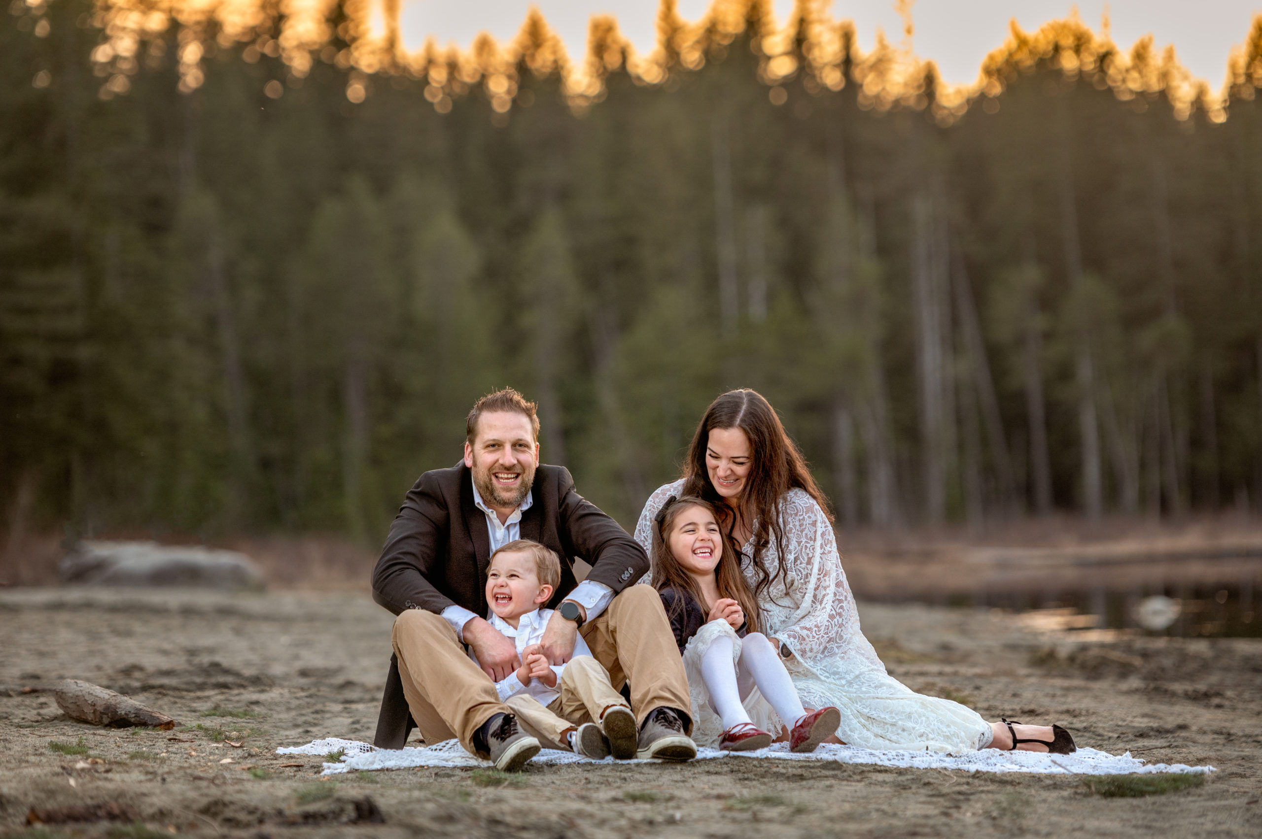 Family Photo Shoot at the beach Vancouver Portrait Photographer